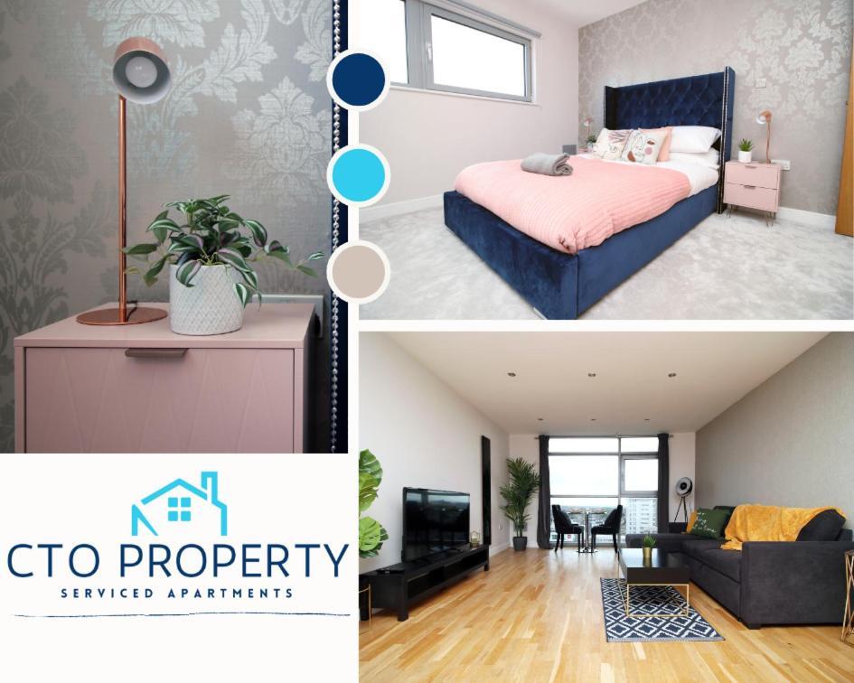 The View - Long Stay Offer - Modern Central Apartment And Parking By Cto Serviced Apartments Cardiff Luaran gambar